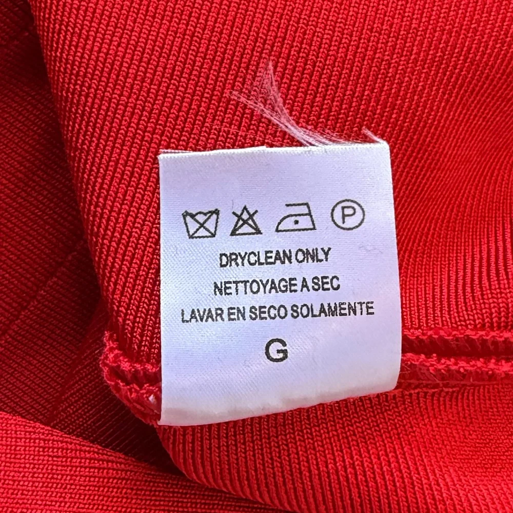 NWT Bella Barnett Bodycon Red Midi Dress Womans SZ. 6 Bandage Dress Holiday - Picture 8 of 14